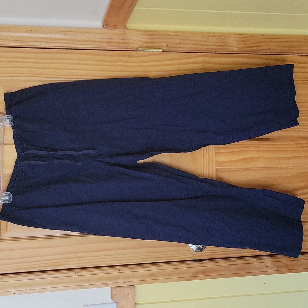 L.L.Bean Navy Blue Draw String Pant Size XL Reg